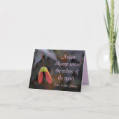 Colors of Natuur Emerson Quote Notitiekaartje (Voorkant)