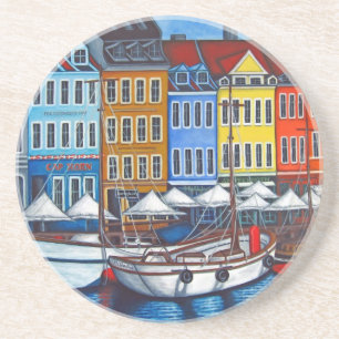Colors of Nyhavn Onderzetter van Lisa Lorenz