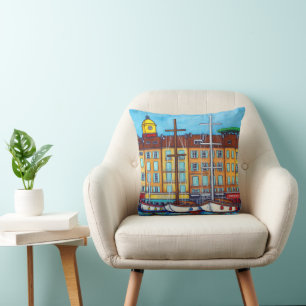 Colors of Saint-Tropez Pillow van Lisa Lorenz Kussen