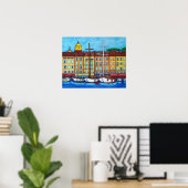 Colors of Saint-Tropez Poster van Lisa Lorenz (Thuiskantoor)