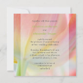 Colors of Spring ・ Wedding Invitation Kaart (Achterkant)