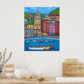 Colors of Vernazza van het Poster Lisa Lorenz (Keuken)
