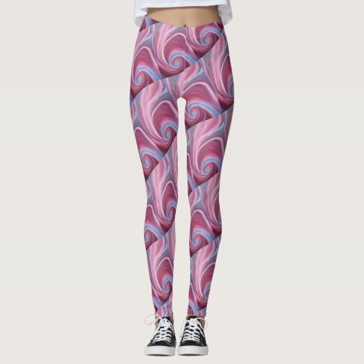 Colors Swirl-Leggings Leggings (Voorkant)