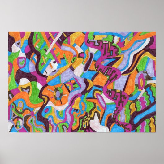 "Colorscape" 19x13 Poster (Voorkant)