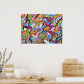 "Colorscape" 28x20 Poster (Keuken)