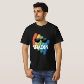 ColorShades – Retro esthetische zonnebril Logo T-shirt (Voorkant volledig)