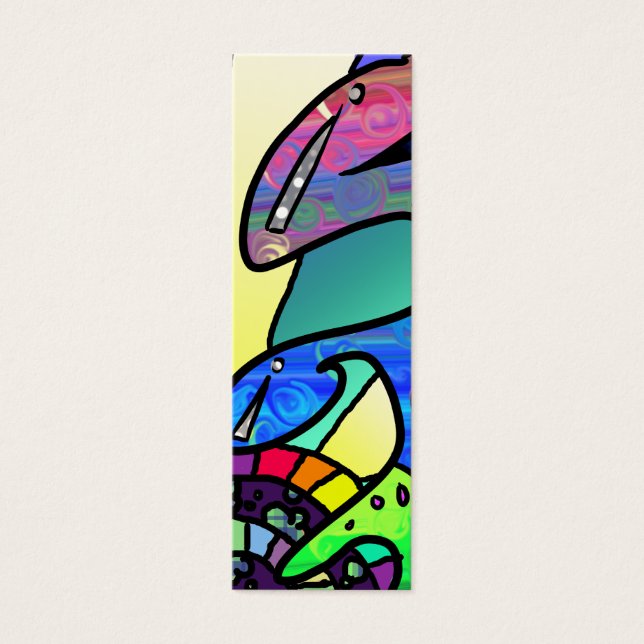 Colorshock Bladwijzer Mini Visitekaartjes (Voorkant)
