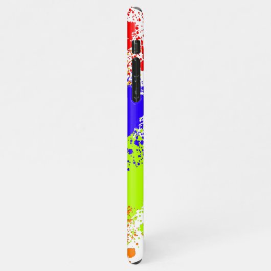 Colorsplash breakdancer iPhone hoesje (Linkerkant)