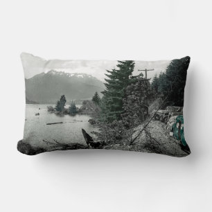 Colorsplash Mountain Lake Natuur Cars Pic Kussen
