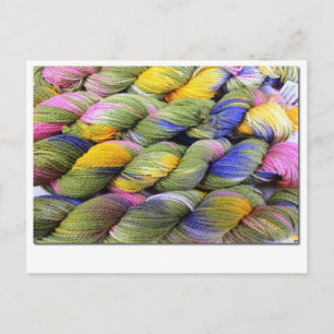 ColorSpun: Natuurlijke, met de hand geverfde Garen Briefkaart