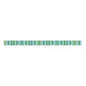 Colorstack Ikat in Groen en Aqua Grosgrain Lint (Voorkant)