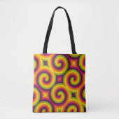Colorstorm-spiralen Tote Bag (Voorkant)