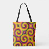 Colorstorm-spiralen Tote Bag (Achterkant)