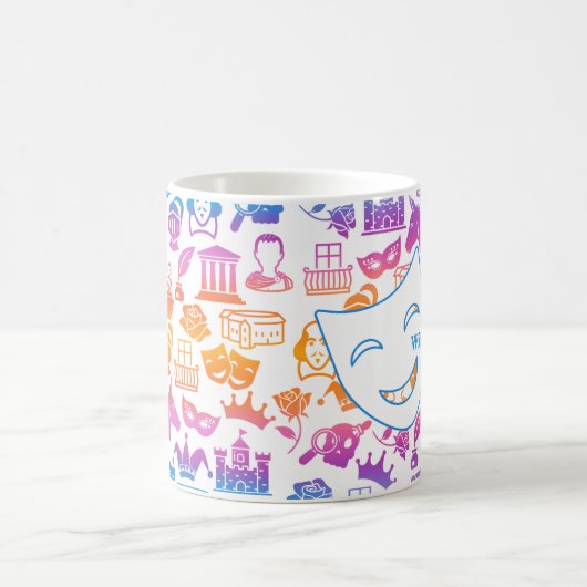 Colorul Shakespeare Lover Mug Koffiemok (Center)