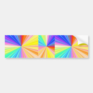 ColorWheel Sparkle - Geniet van een gedeelde Joy Bumpersticker