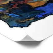 Colorz ~ Poster Modern Hedendaags Abstract (Hoek)