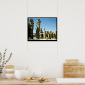 Coloss Ramesses II en Pylon van Amenophis Poster (Keuken)