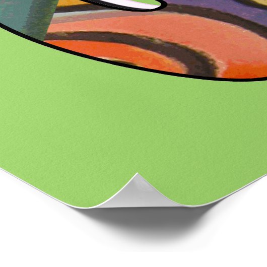 Colossaal BOEK DIVA-poster! Poster (Hoek)