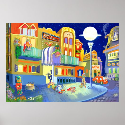 ***Colossaal Goblins hotel*** Poster (Voorkant)