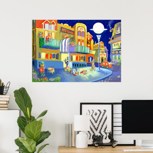 ***Colossaal Goblins hotel*** Poster (Thuiskantoor)