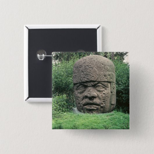 Colossaal hoofd vierkante button 5,1 cm (Voorkant /achterkant)
