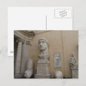 Colossaal standbeeld van Constantine Briefkaart (Voorkant / Achterkant)