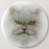 COLOSSAL 6-inch Perzische kat Button Pin (Voorkant)