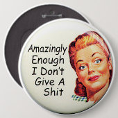 COLOSSAL - Humoureus, 6-inch rugzakpenknoppen Ronde Button 6,0 Cm (Voorkant /achterkant)