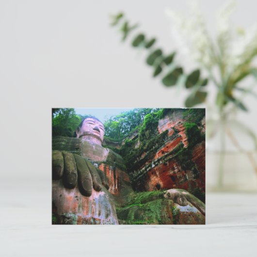 Colossal Le Shan Buddha Briefkaart (Staand voorkant)