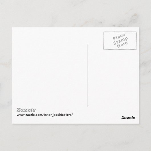 Colossal Le Shan Buddha Briefkaart (Achterkant)