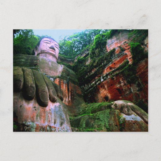 Colossal Le Shan Buddha Briefkaart (Voorkant)