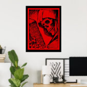 Colossal Red Skull Poster (Thuiskantoor)