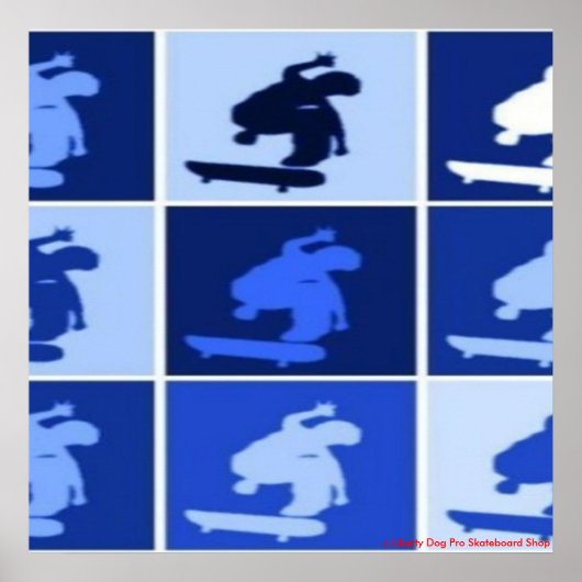COLOSSAL SHREDDER PRO SKATEBOARING WALL POSTER (Voorkant)