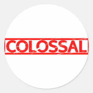 Colossal Stamp Ronde Sticker