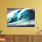 Colossal Wave Canvas Afdruk (Insitu (Woonkamer))