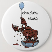 Colossale Button of badge, chocolade (Voorkant)