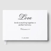 Colossenzen bruiloft gastenboek (Voorkant)