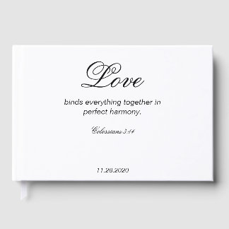 Colossenzen bruiloft gastenboek