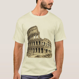Colosseo Romano Antiek Colosseum Gravure T-shirt