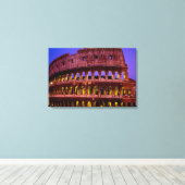 Colosseo (Rome) Vinyl Fotobehang Canvas Afdruk (Insitu (Houten vloer))