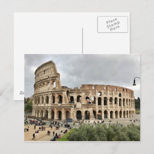 Colosseum Ancient Rome Briefkaart (Voorkant / Achterkant)