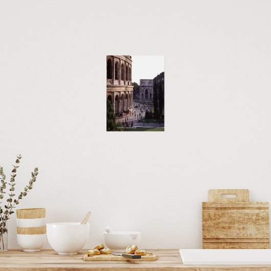 Colosseum Ancient Rome poser Poster (Keuken)
