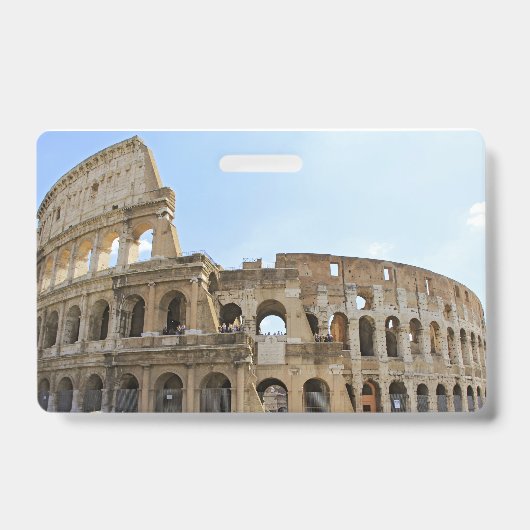 Colosseum Ansichtkaart Badge (Voorzijde)