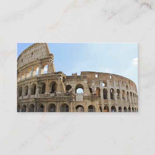 Colosseum Ansichtkaart Visitekaartje (Voorkant)