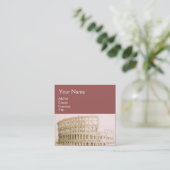 COLOSSEUM / Antiek Architectuur, Architect Vierkante Visitekaartje (Staand voorkant)