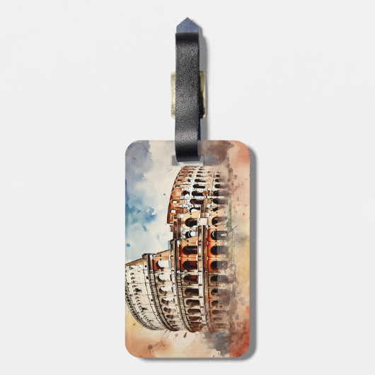 Colosseum Bagagelabel (Achterkant verticaal)