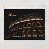 Colosseum bij nacht briefkaart (Voorkant)
