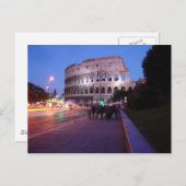 Colosseum bij nacht briefkaart (Voorkant / Achterkant)