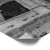 Colosseum Black en White Poster (Hoek)