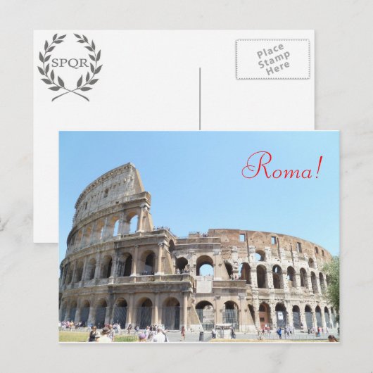 Colosseum-Briefkaart Briefkaart (Voorkant / Achterkant)